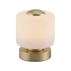 Tischleuchte aus Messing inkl. LED 3-stufig dimmbar mit Touch - Mirko