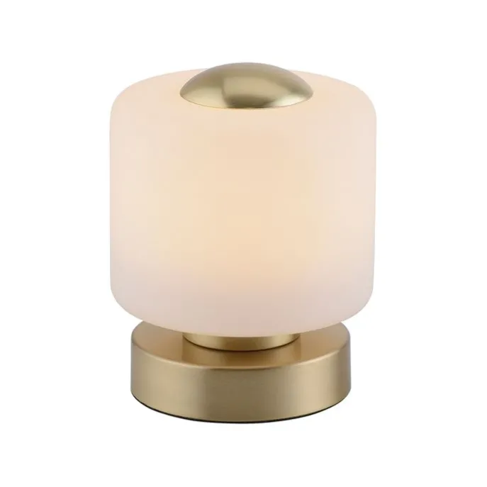 Tischleuchte aus Messing inkl. LED 3-stufig dimmbar mit Touch - Mirko