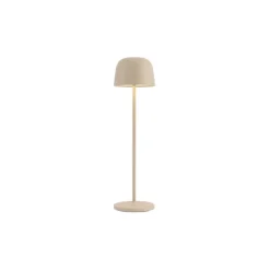 Tischleuchte Beige inkl. LED Wiederaufladbar mit Ladestation IP65 - Raika