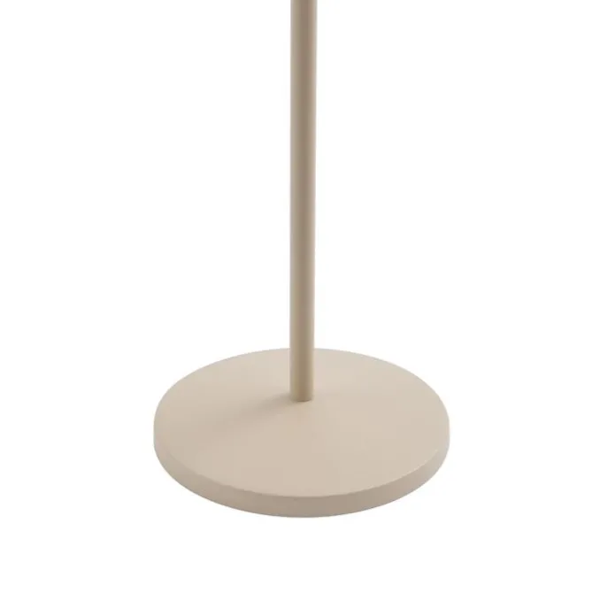 Tischleuchte Beige inkl. LED Wiederaufladbar mit Ladestation IP65 - Raika