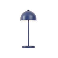 Tischleuchte blau inkl. LED IP54 Wiederaufladbar mit Ladestation - Squirrel