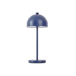 Tischleuchte blau inkl. LED IP54 Wiederaufladbar mit Ladestation - Squirrel
