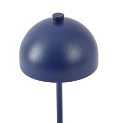 Tischleuchte blau inkl. LED IP54 Wiederaufladbar mit Ladestation - Squirrel