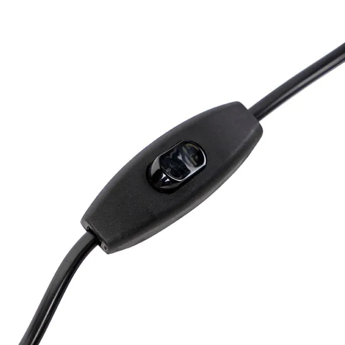 Tischleuchte Bronze Samtlampenschirm Taupe mit Gold 50 cm - Bruut