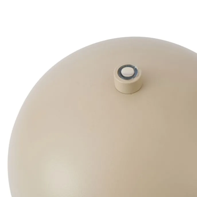 Tischleuchte für den Außenbereich beige inkl. LED 3-Stufen-Dimmbar IP44 Wiederaufladbar - Keira