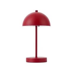 Tischleuchte für den Außenbereich Dunkelrot inkl. LED 3-Stufen-Dimmbar IP44 Wiederaufladbar - Keira