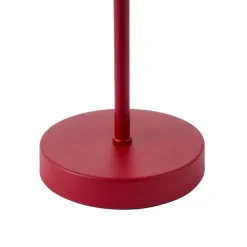 Tischleuchte für den Außenbereich Dunkelrot inkl. LED 3-Stufen-Dimmbar IP44 Wiederaufladbar - Keira