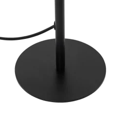 Tischleuchte für den Außenbereich schwarz mit weißem Schirm IP44 - Robbert