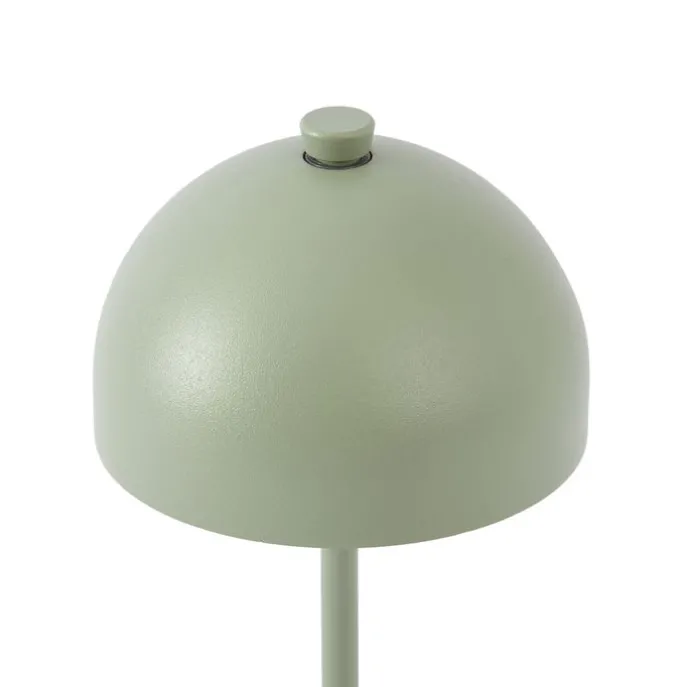 Tischleuchte Grün inkl. LED IP54 Wiederaufladbar mit Ladestation - Squirrel