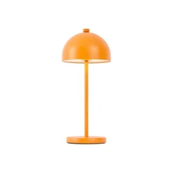 Tischleuchte Orange inkl. LED IP54 Wiederaufladbar mit Ladestation - Squirrel