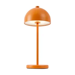 Tischleuchte Orange inkl. LED IP54 Wiederaufladbar mit Ladestation - Squirrel