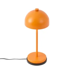 Tischleuchte Orange inkl. LED IP54 Wiederaufladbar mit Ladestation - Squirrel