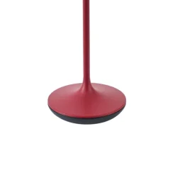 Tischleuchte Rot inkl. LED IP65 Wiederaufladbar mit Ladestation - Treble