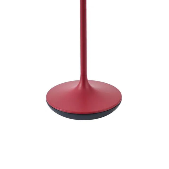Tischleuchte Rot inkl. LED IP65 Wiederaufladbar mit Ladestation - Treble
