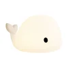 Tischleuchte Weiß 50cm inkl. LED Dimmbar IP54 Wiederaufladbar - Baby Whale