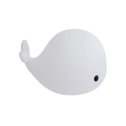 Tischleuchte Weiß 50cm inkl. LED Dimmbar IP54 Wiederaufladbar - Baby Whale