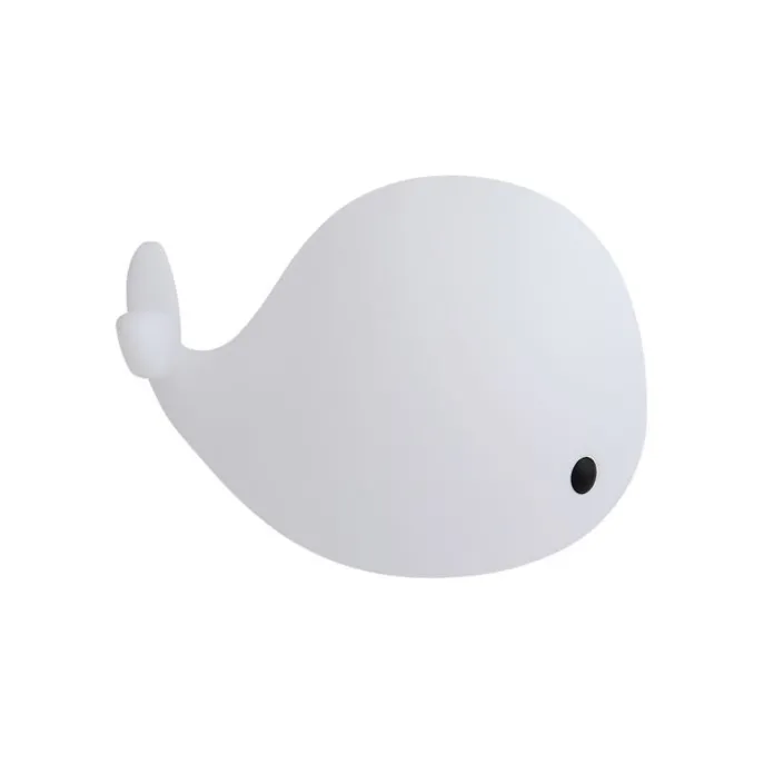 Tischleuchte Weiß 50cm inkl. LED Dimmbar IP54 Wiederaufladbar - Baby Whale
