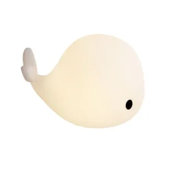 Tischleuchte Weiß 50cm inkl. LED Dimmbar IP54 Wiederaufladbar - Baby Whale