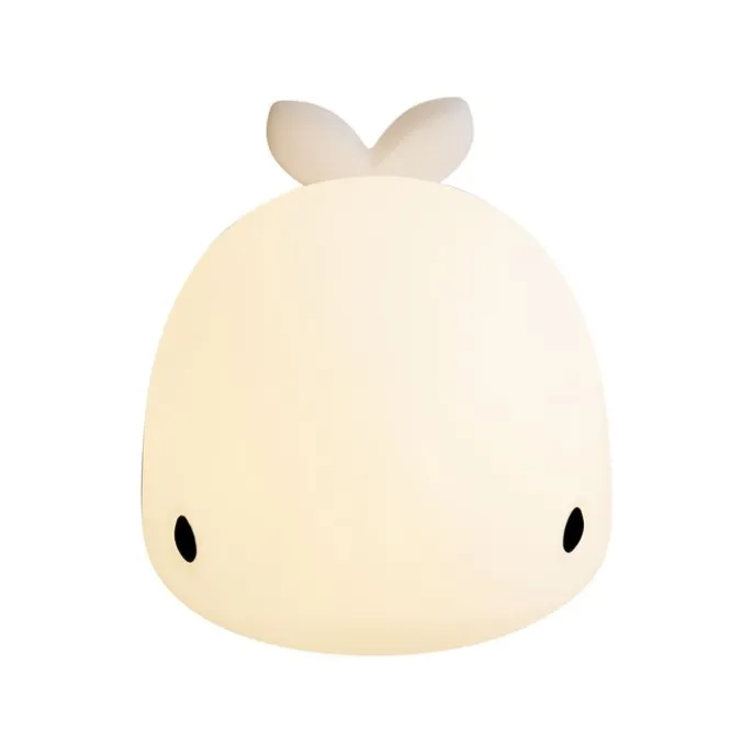 Tischleuchte Weiß 50cm inkl. LED Dimmbar IP54 Wiederaufladbar - Baby Whale
