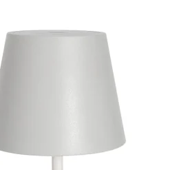 Tischleuchte weiß inkl. dimmbarer und wiederaufladbarer LED IP54 - Murdock