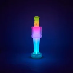Tischleuchte Weiß inkl. LED Dimmbar und Wiederaufladbar RGBW-IC - Nutcracker