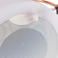 Tischleuchte weiß IP44 inkl. Bluetooth Lautsprecher - Storm Music