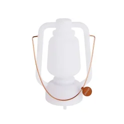 Tischleuchte weiß IP44 inkl. Bluetooth Lautsprecher - Storm Music