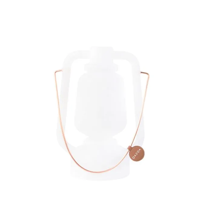 Tischleuchte wiederaufladbar 30 cm IP44 weiß - Storm Small