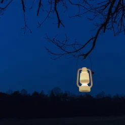 Tischleuchte wiederaufladbar 30 cm IP44 weiß - Storm Small