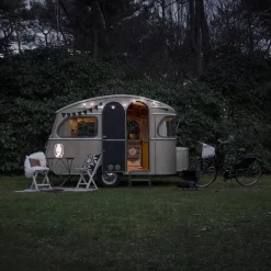 Tischleuchte wiederaufladbar 30 cm IP44 weiß - Storm Small