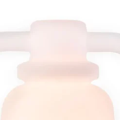 Tischleuchte wiederaufladbar 30 cm IP44 weiß - Storm Small