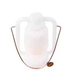 Tischleuchte wiederaufladbar 30 cm IP44 weiß - Storm Small