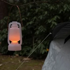 Tischleuchte wiederaufladbar 22 cm IP44 weiß - Storm Mini