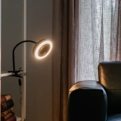 Tischventilator schwarz inkl. LED 2700K - Dores