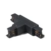 T-Verbinder für 3-Phasen Schiene schwarz links unten - 3-phasig