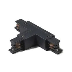 T-Verbinder für 3-Phasen Schiene schwarz links unten - 3-phasig