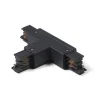 T-Verbinder für 3-Phasen Schiene schwarz oben links - 3-phasig