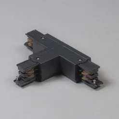 T-Verbinder für 3-Phasenschiene schwarz rechts unten - 3-phasig