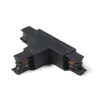 T-Verbinder für 3-Phasenschiene schwarz rechts oben - 3-phasig