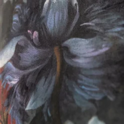 Velour Lampenschirm Blumenmuster 35/35/20 golden innen