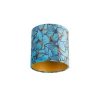 Velour Lampenschirm Schmetterling Design 20/20/20 goldene Innenseite