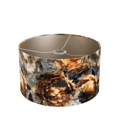 Velours Lampenschirm Blumenmuster 35/35/20