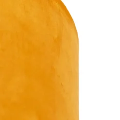 Velours Lampenschirm gelb 25/25/25 mit goldener Innenseite