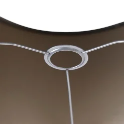 Velours Lampenschirm grau 35/35/20