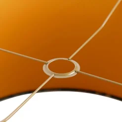 Velours-Lampenschirm pfauengrün 50/50/25 innen golden