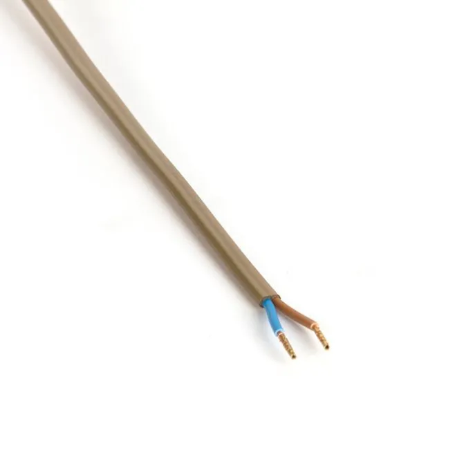 Verbindungskabel 80-120 cm mit Schalter und Stecker gold