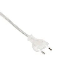 Verbindungskabel 80-120cm mit Schalter und Stecker transparent