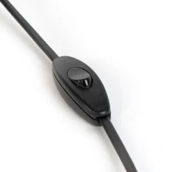 Verbindungskabel 80-120cm mit Schalter und Stecker schwarz