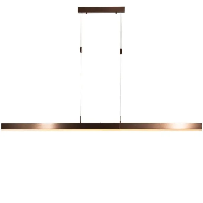 Verstellbare Hängelampe Dunkelbronze inkl. dimmbarer LED - Lamba