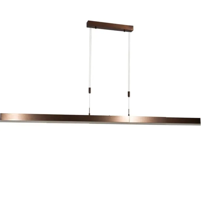 Verstellbare Hängelampe Dunkelbronze inkl. dimmbarer LED - Lamba